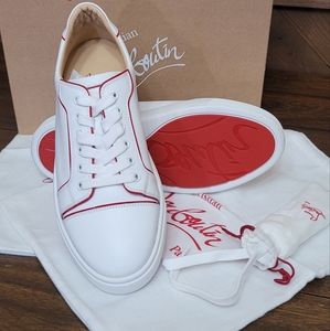 Christian Louboutin, Vierissima white red sneakers